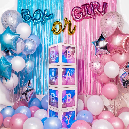 Pink or Blue Sprinkle Mix Baby Shower Gender Reveal Etsy