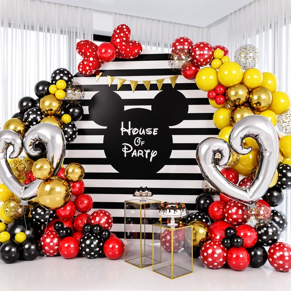 Shop black gold and red birthday party decorations for Sale on