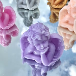 Angel Cherub baby wings decoration stylish candle