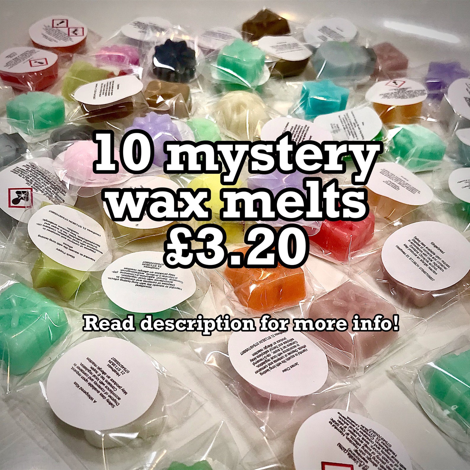 10 mystery VEGAN scented wax melts bundle selection Etsy