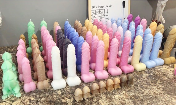 Scented Personalised Penis Pillar Candle / High Quality CRUELTY FREE  Candle: Funny, Hen Party, Birthday, Cock Dick Valentines VEGAN Rude - Etsy