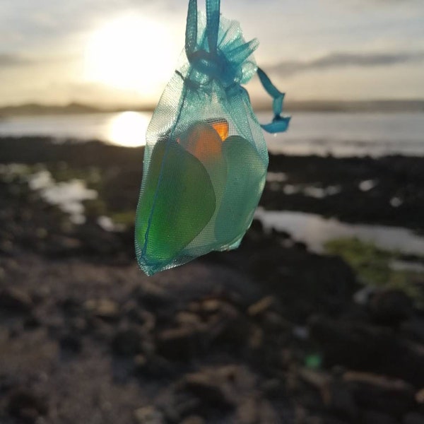 Bag of Irish sea glass