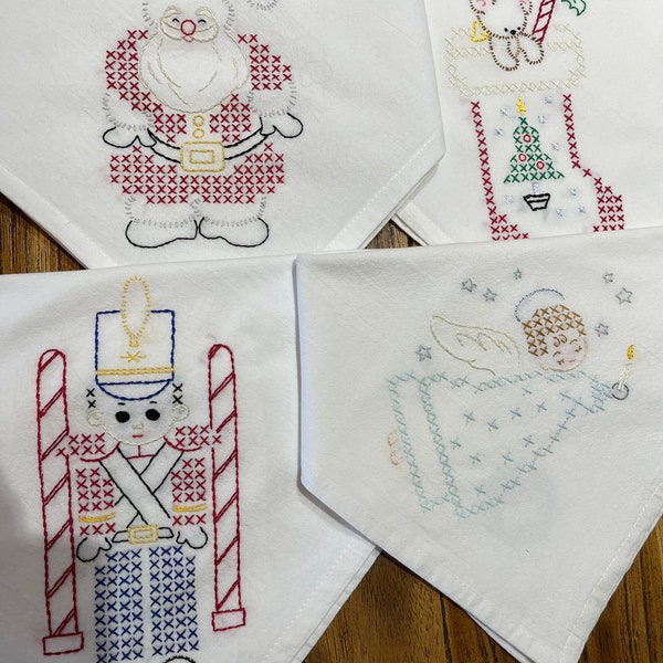 Whimsical Christmas Tea Towels