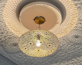 Moroccan Handmade Pendant Light Brass, Moroccan Oriental Hanging lamp, Lampshades Lighting New Home Decor Lighting