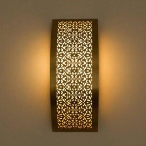 Wandlamparmatuur, Marokkaanse koperen schansen, wanddecoratieverlichting, slaapkamerverlichting, handgemaakte wandlamp, nieuwe interieurverlichting
