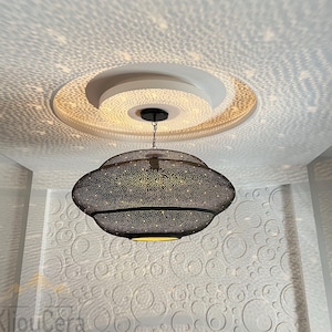 large Moroccan pendant light Chandelier Lighting, Pierced ceiling light, staircase lighting, Home Décor lighting, Moroccan Pendant Lamp