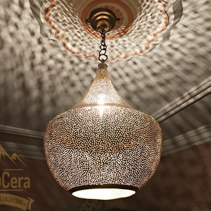 Moroccan Handmade Pendant Light shade, Moroccan Hanging Chandelier Ceiling lamp, Lampshades Lighting New Home Décor