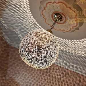 Moroccan light fixture, Moroccan Pendant Light, Pendant Lighting, Pierced ceiling light, Moroccan Lamp Lamp shades Handmade