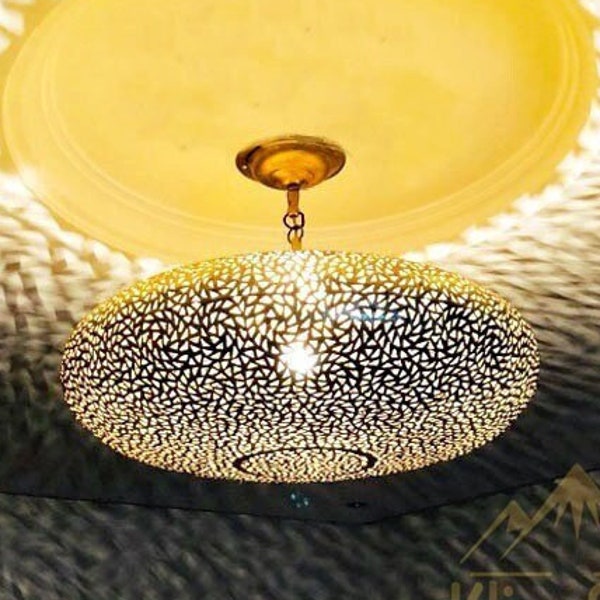 Moroccan Chandelier Light - Modern chandelier - Brass Pendant Light - Moroccan Fixtures Lamp Pendant Light Brass - New Home Decor Lighting