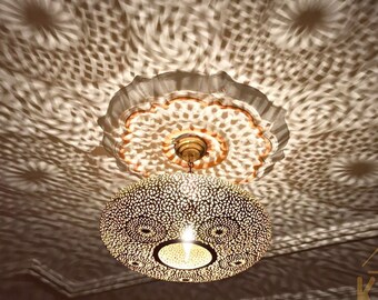 Moroccan Pendant Light, Hanging Lamp, Moroccan Ceiling Light Fixture, Designer Lamp, Moroccan ceiling lamp shade New Home Decor Lighting