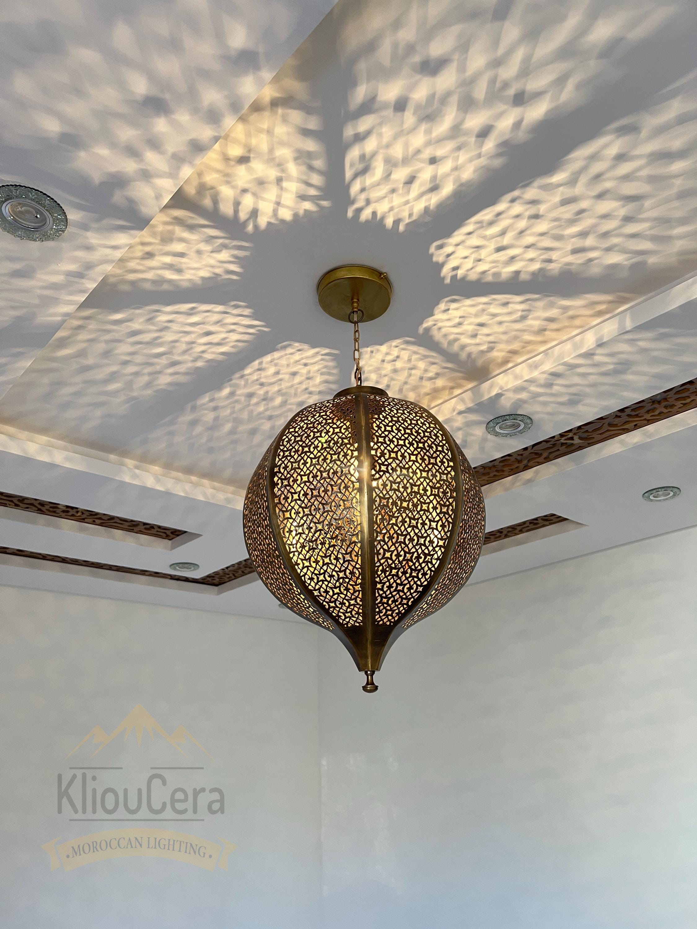 Moroccan Ceiling Lamp, hanging pendant light shades, Modern Chandelier  Lighting, Beautiful Design Moroccan Pendant Lamp, Brass Lampshade