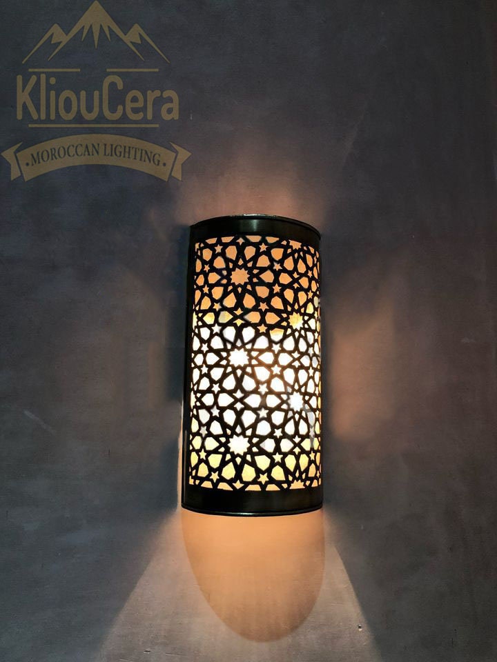 Moroccan Wall Lamp, Brass Wall Sconce, Wall Lights ,wall Decor