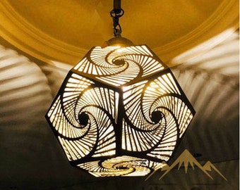 Moroccan Pendant Light Brass Lampshades ceiling, Boho Decor, Moroccan light fixture Lamp Handmade Engraved, New Home Decor Lighting