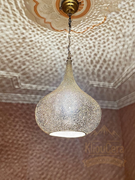 Brass Pendant Light Shade Moroccan Decorative Ceiling Light