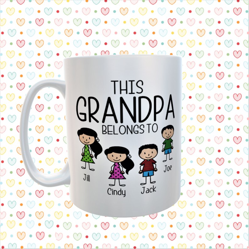 Grandpa mug this grandpa belongs to grandchild gift Etsy
