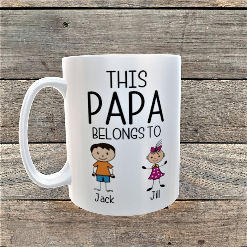 Grandpa mug this grandpa belongs to grandchild gift Etsy