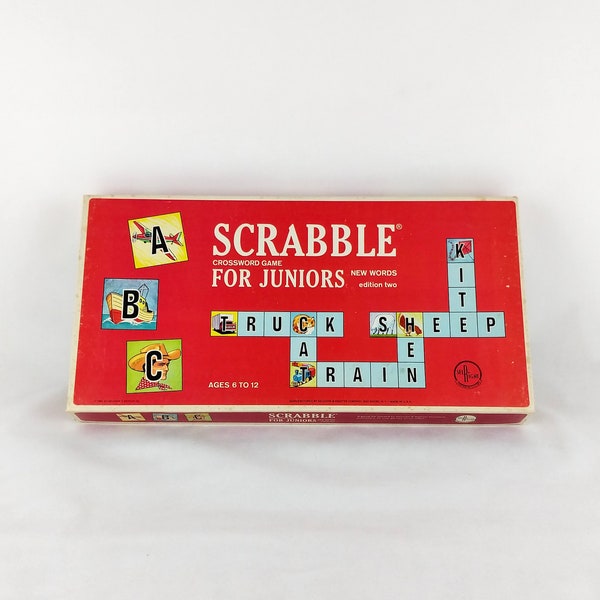 Junior Scrabble 1964 | Vintage Board Game Night