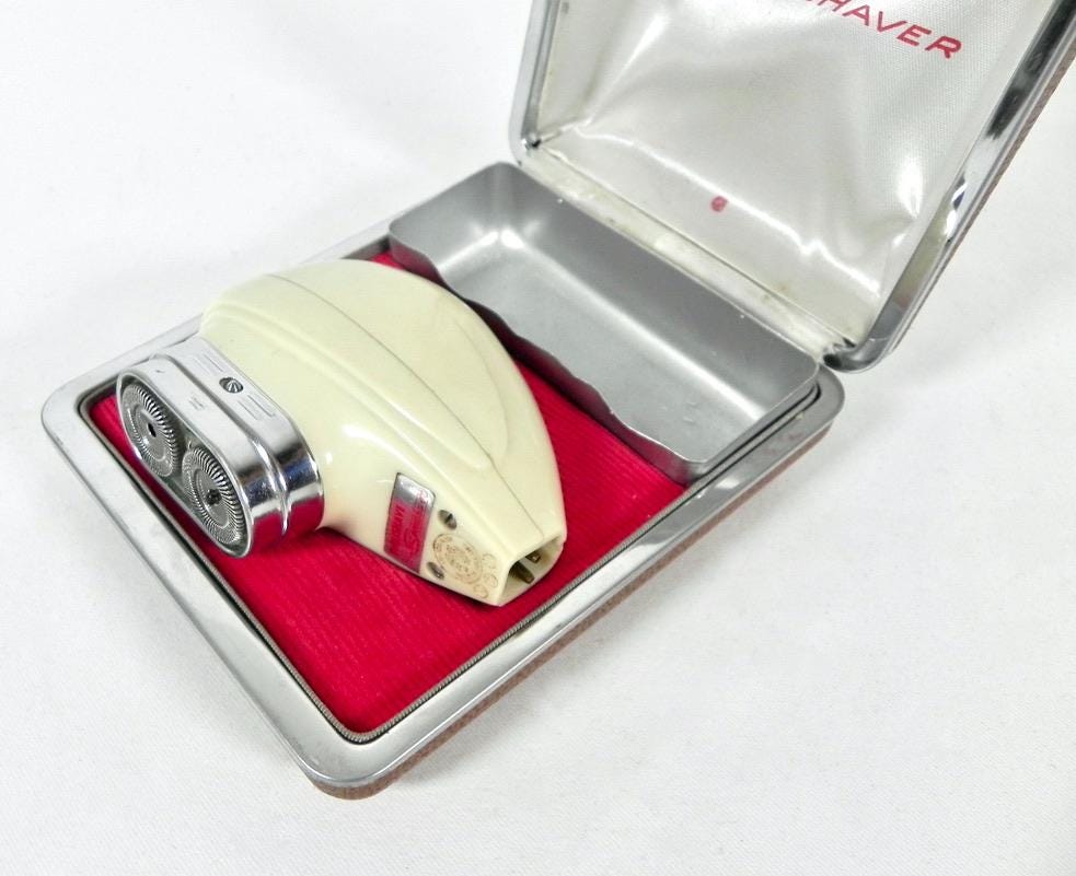 Vintage Philishave Electric Razor: 1950s Model 7830, Holland, With Case ...