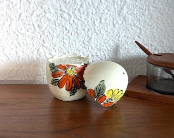 ALESSI Mr. Mrs. Chin Salt & Pepper Shakers | Yellow and Green Set