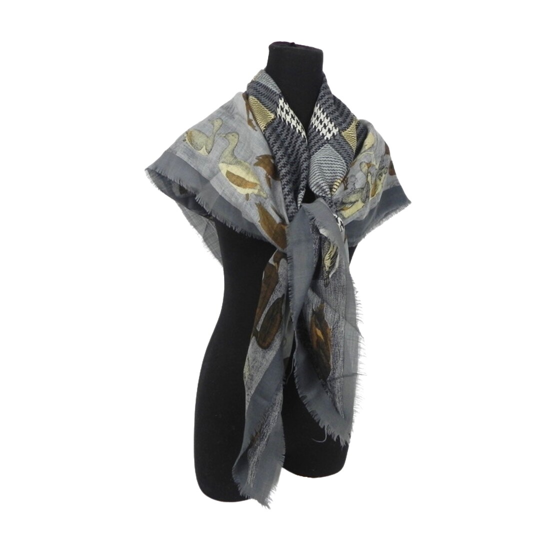 Silk Scarf Duck Scarves Online Buy Duck Silk Scarf Large Grey