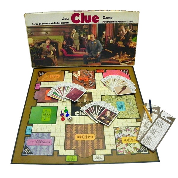 Clue Game Pieces Etsy