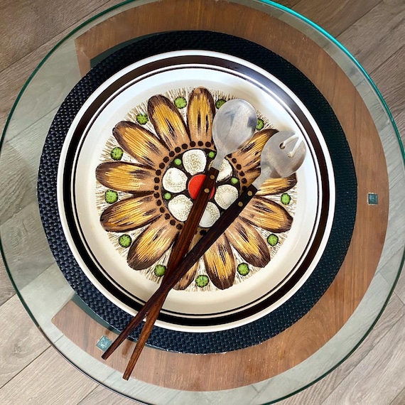 Mikasa Studiokraft Santos 7915 Platter | Retro 70s Chop Plate