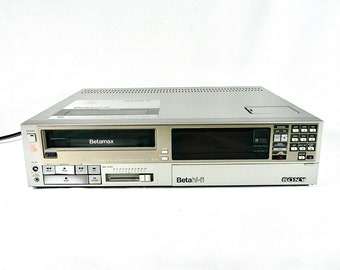 SONY Betamax SL-2710 RARE / Probado y funcionando / Reproductor grabador de casetes de vídeo Beta Hifi 1983 / Condición prístina