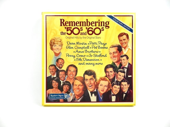 Record Set 8 Remembering 50s & 60s Lps Box Set - Etsy