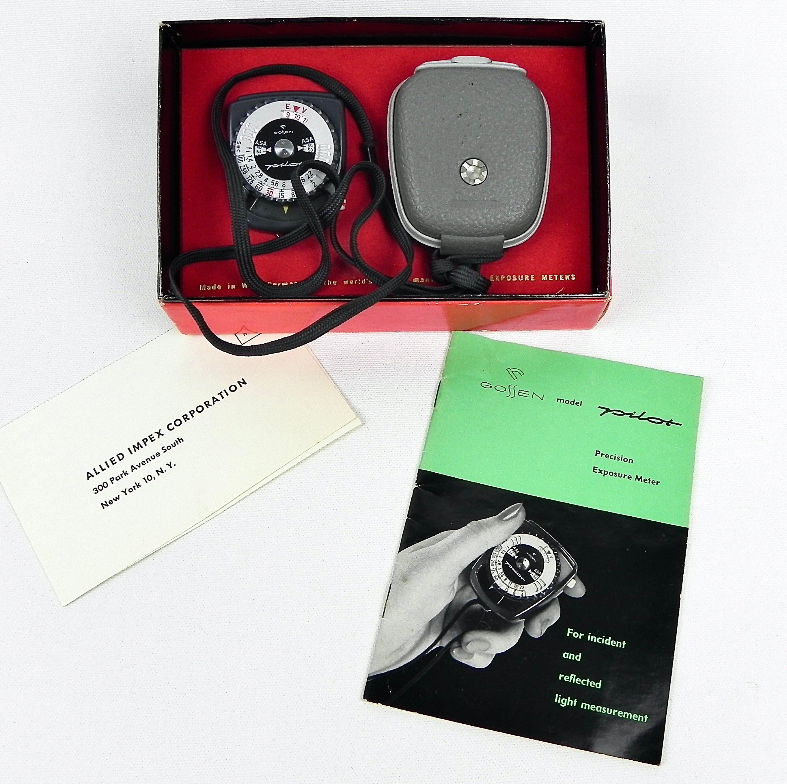 Gossen Pilot Light Meter Vintage Gossen Pilot Exposure Meter Etsy