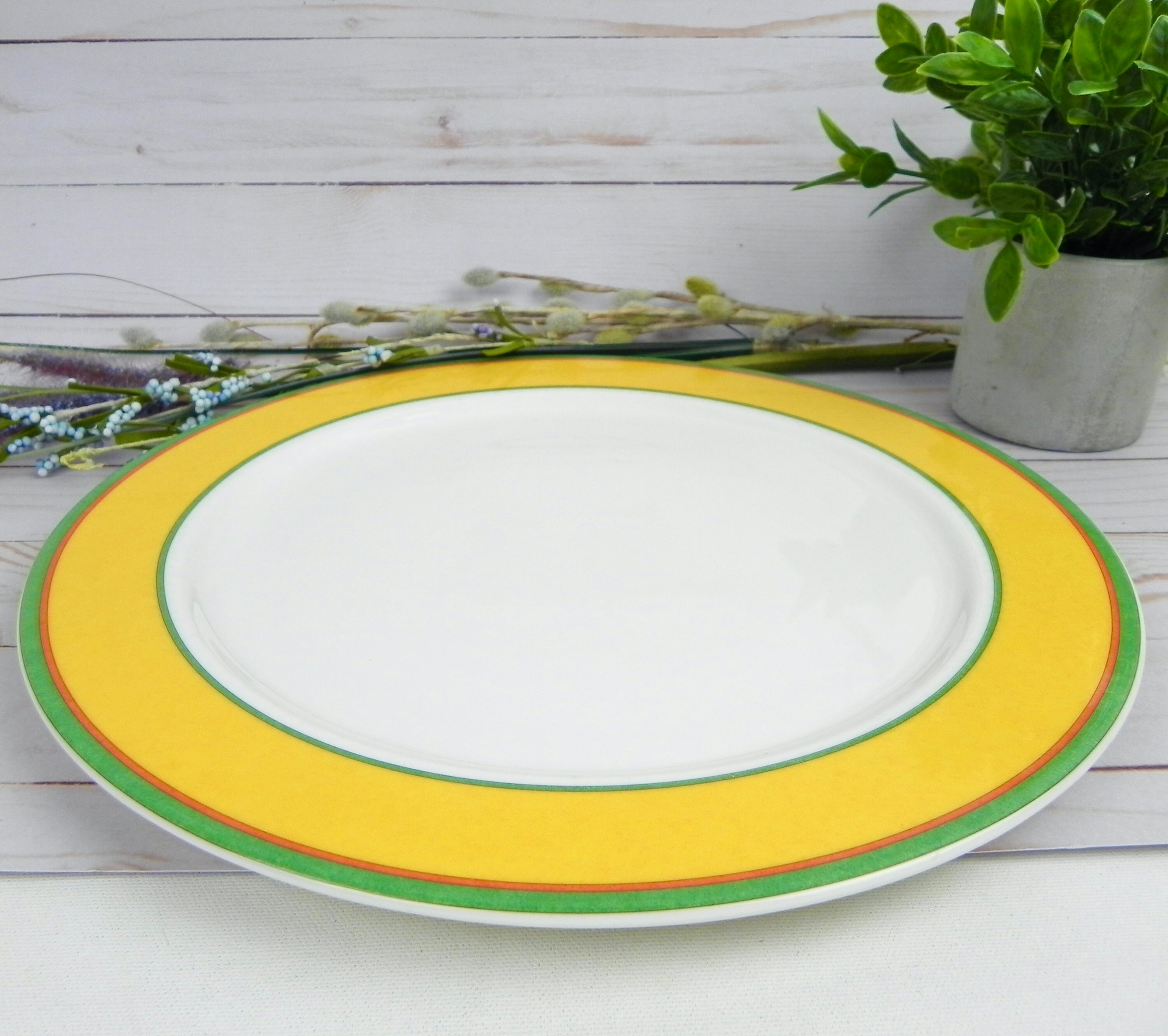 Villeroy & Boch Tipo Viva Yellow Service Plate Easy 0142 - Etsy