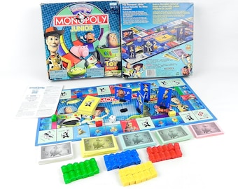 Toy Story Monopoly | Junior Monopoly Board Game | Ages 5-8 Parker Brothers Board Game | COMPLETE!