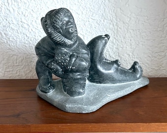 ヴィンテージ カナダ イヌイット エスキモー 1988年 パルサ ナウラ