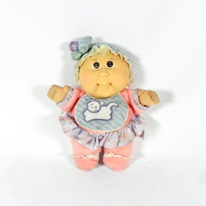 Cabbage Patch Babyland 80s Doll | Signed Xavier Roberts Girl with Brown Eyes | Vintage Dolls