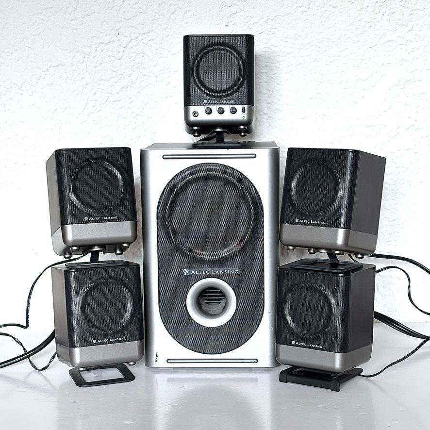 Altec Lansing 251 5.1chスピーカーシステム | Y2KレトロPCゲーミング