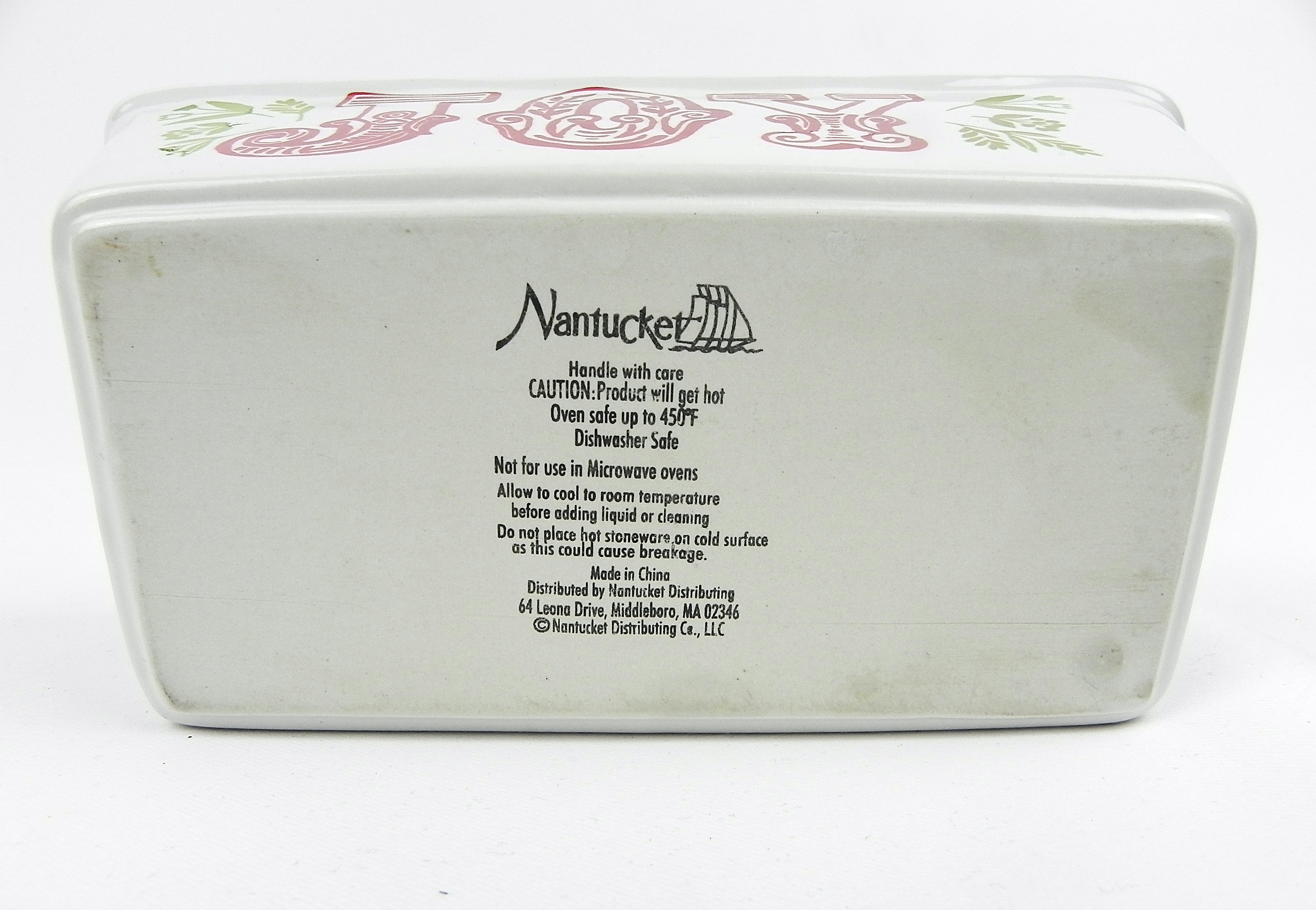 Lot De 4 Mini Moules à Pain (mini Loaf Pans) Nantucket - Thème Noël - Céramique