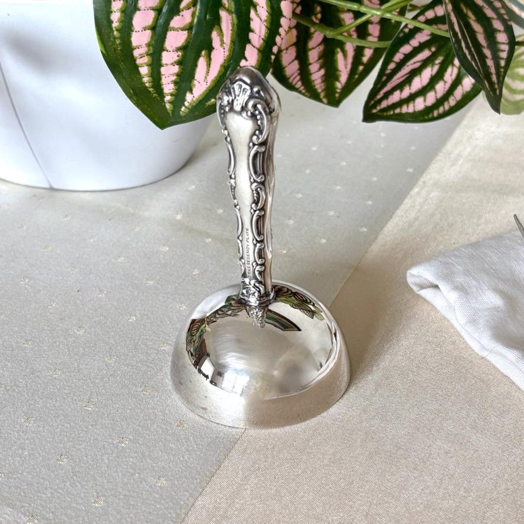 Regency Silver Pattern Birks Regency Silver Plate Table Bell | Louis De France Pattern ...