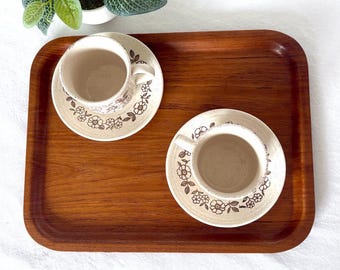 Vintage 1960s Silva Sweden Teak Tray | Scandinavian Mid-Century Platter