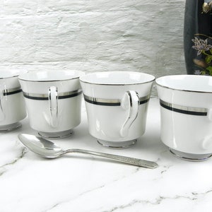 Mikasa Ehering Tassen mit Platin borte | Trauring B 2071 Ersatz Kaffeetassen | Mikasa