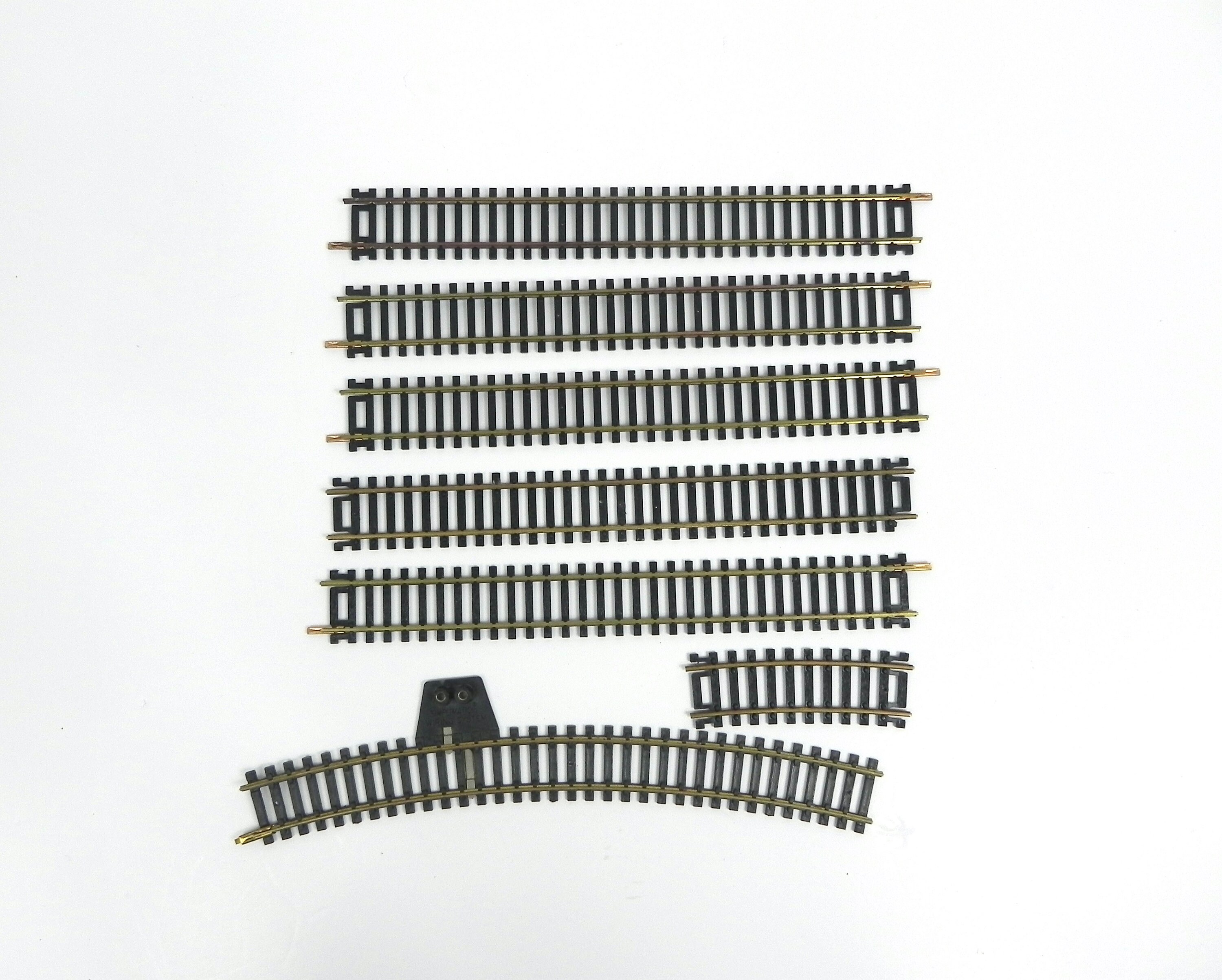 Model HO Train Tracks Curved and Straight Train Tracks EZ Etsy