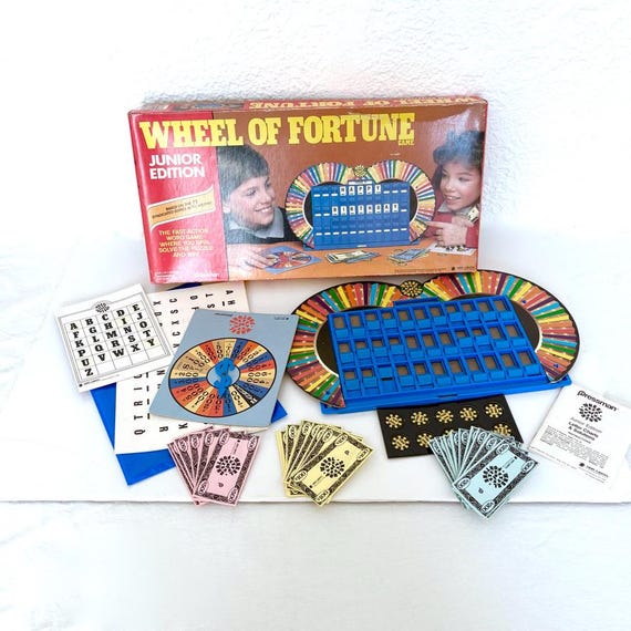 Jeu De Société La Roue De La Fortune – Pressman 1987 – Vintage Deluxe (occasion)