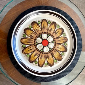 Mikasa StudioKraft Santos 7915 Platter | Retro 70s Chop Plate | Vintage Japanese Tableware