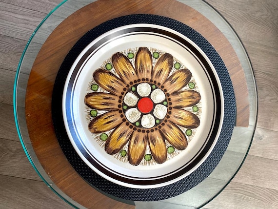 Mikasa Studiokraft Santos 7915 Platter | Retro 70s Chop Plate