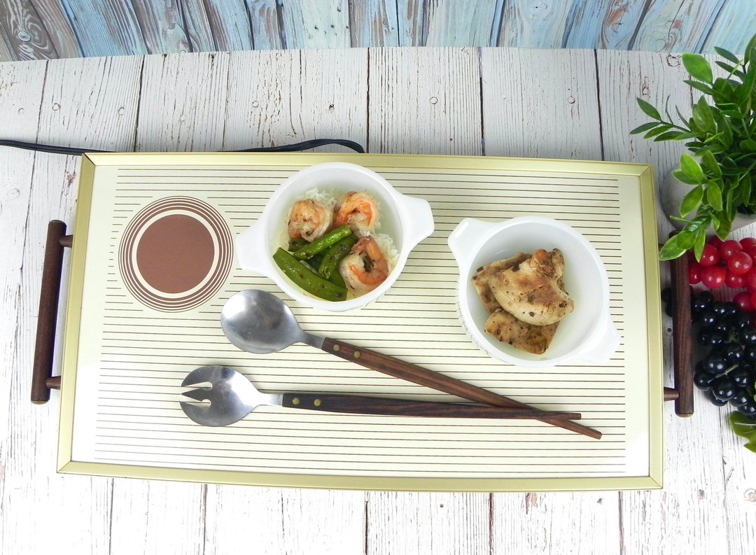 Electric Warming Tray Vintage Rival Model 1428 Chafing Dish Food