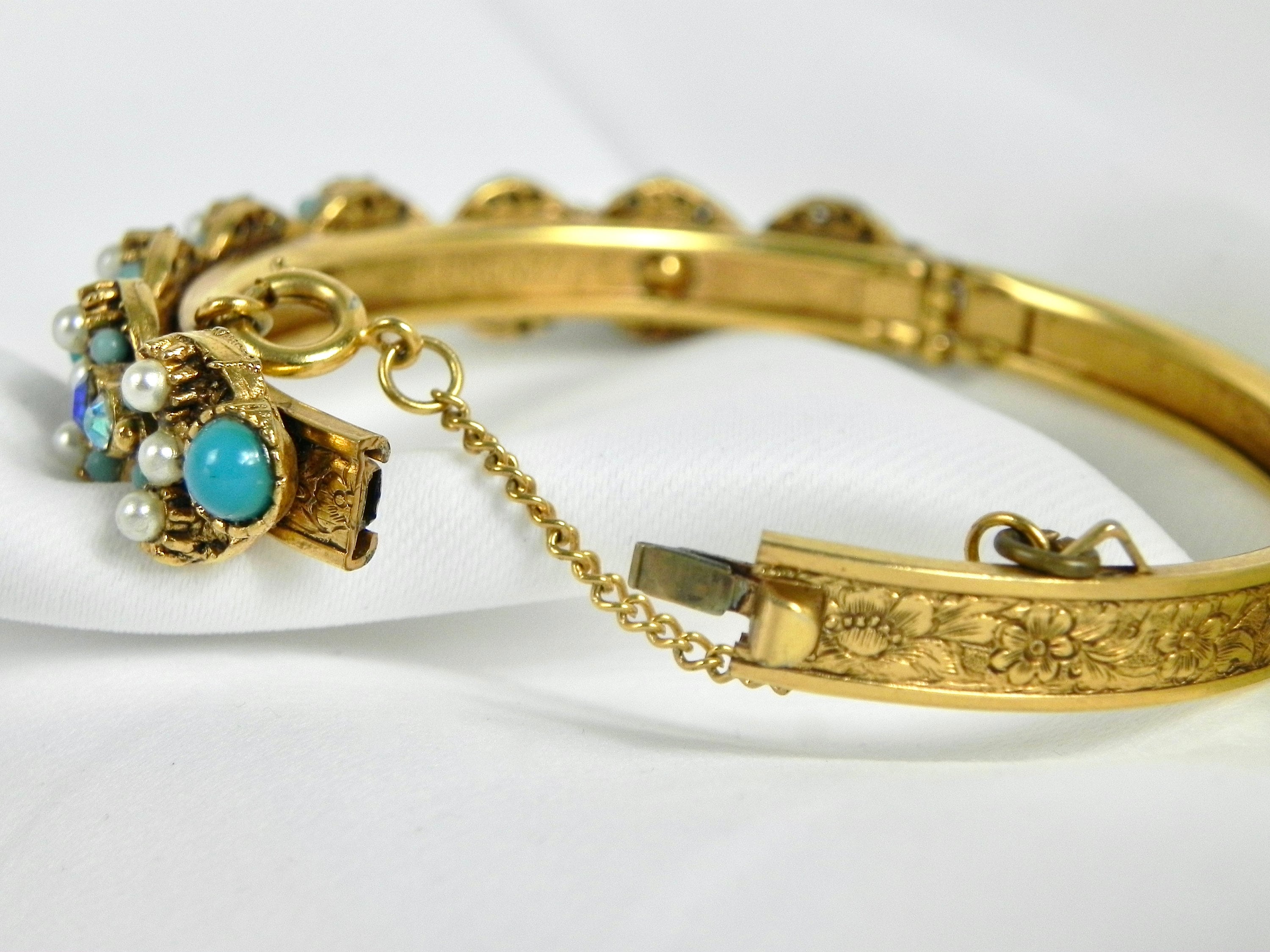 OLD FLORENCEのブレスレット Vintage Toshikane Seven Gods of Fortune Porcelain Silver