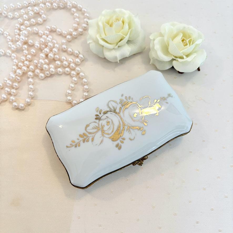 Gold Limoges Box - Etsy