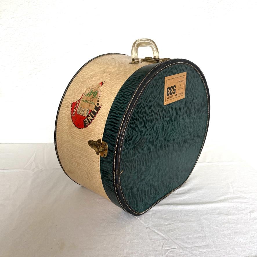 50s Hat Box Luggage