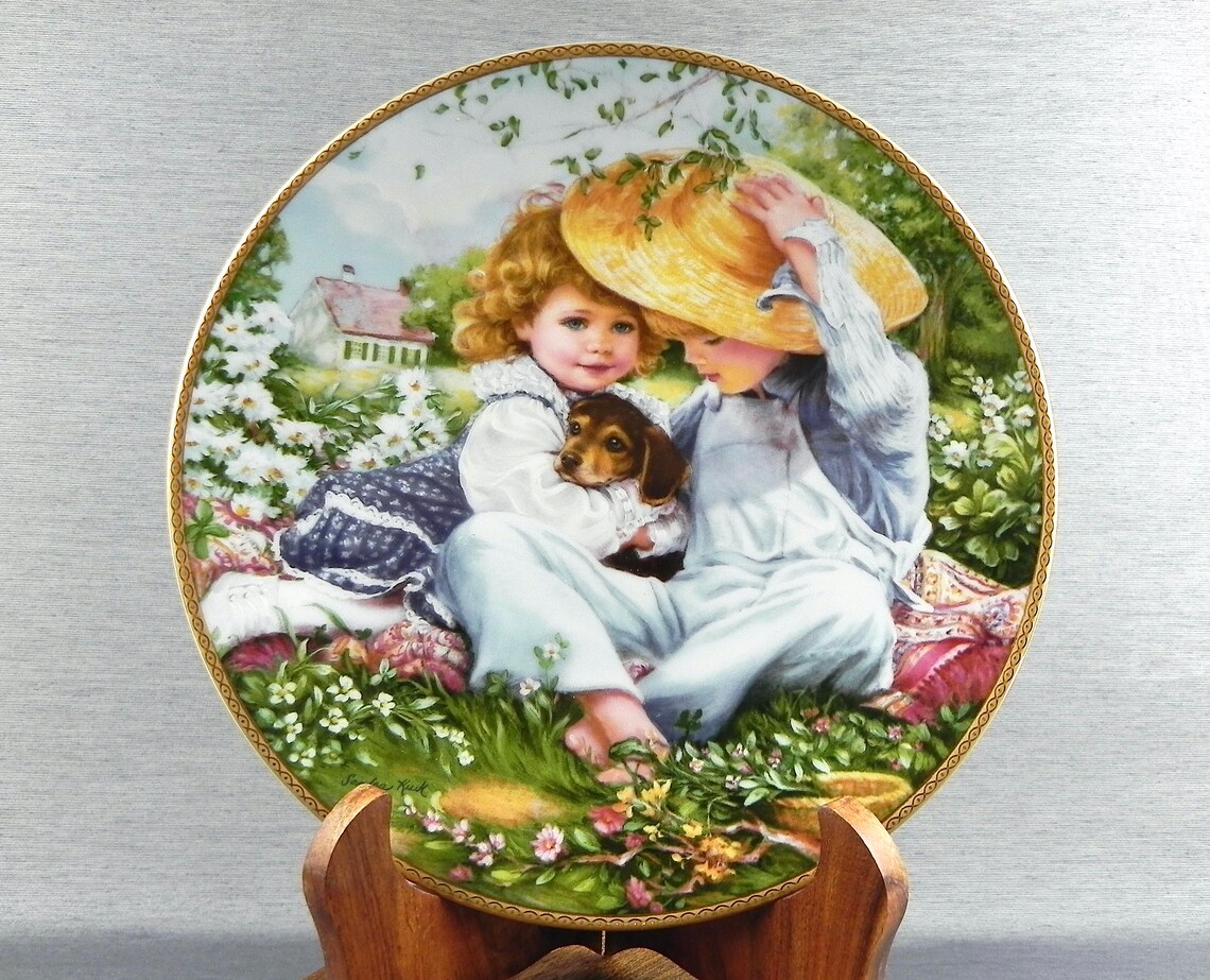 Sandra Kuck Plate Collector a Time to Love 50th Etsy