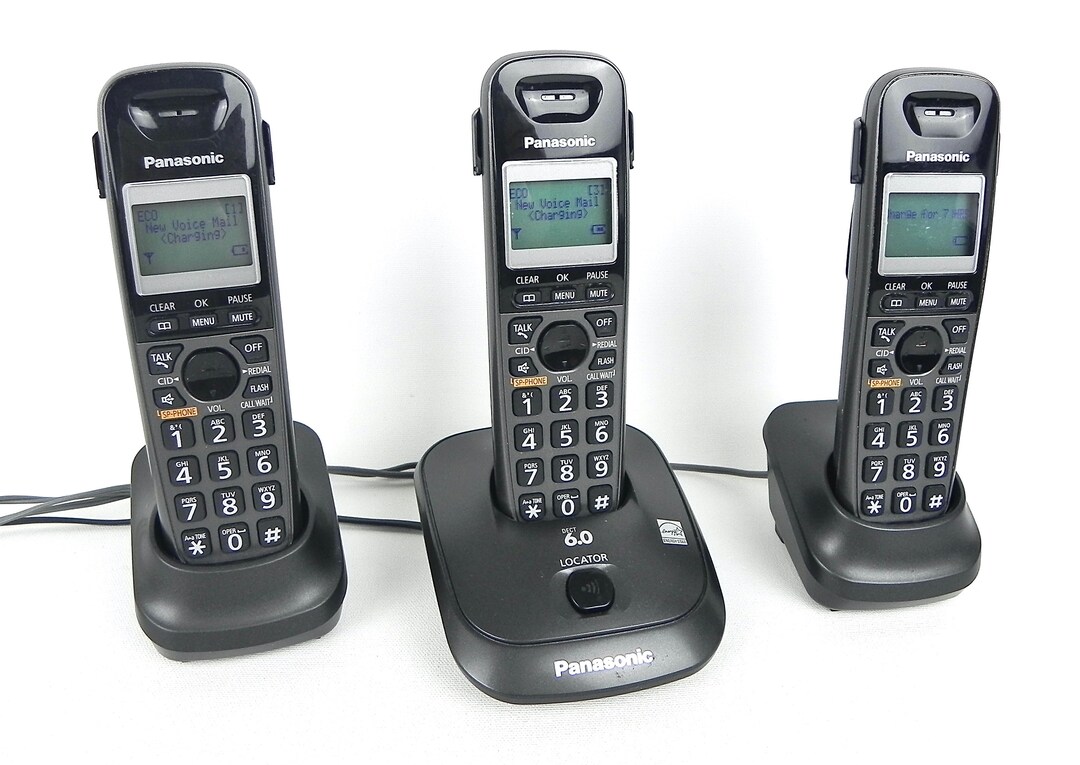 Panasonic DECT 6.0 Cordless Telephone Set KXTG4011C Etsy