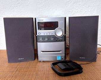 SONY CMT-NEZ30 CD Player Tape Deck Radio Tuner | Retro Tech