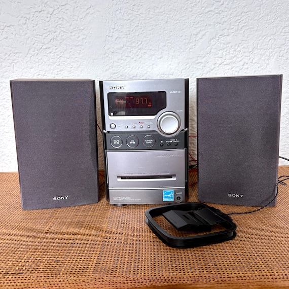 SONY CMT-NEZ30 CD Player Tape Deck Radio Tuner | Retro Tech